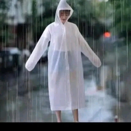 Imperméable à Capuche EVA Réutilisable – Adulte & Enfant, Multi-Couleurs
