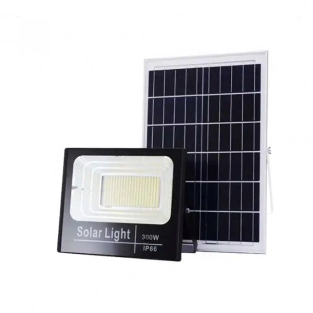 Projecteur Solaire LED 300W – Éclairage Extérieur Puissant IP66/IP67
