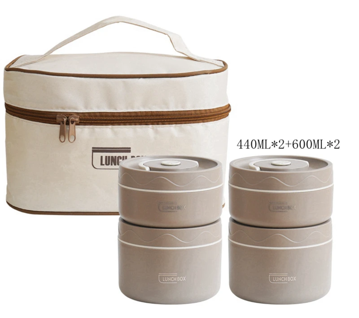 Set de 4 Bols Cuisine 500ml – Mélange, Préparation & Service avec Sac