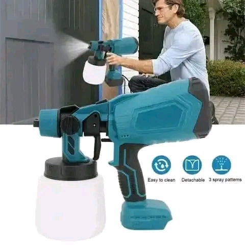Pistolet à Peinture Sans Fil Makita 58V – 3 Modes de Pulvérisation, Batterie Incluse