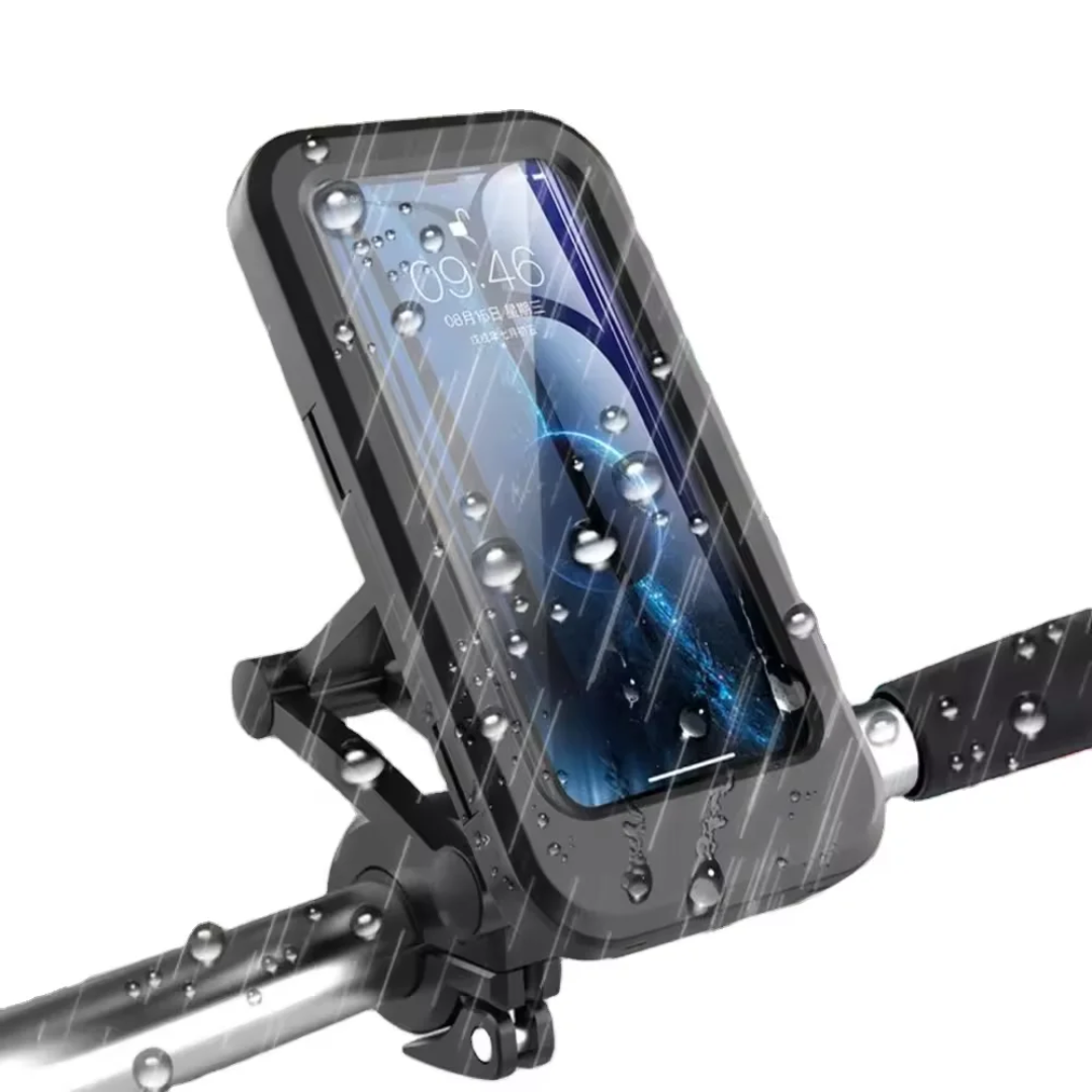 Support Téléphone Vélo Étanche 360° – Coque Waterproof avec Fixation Guidon
