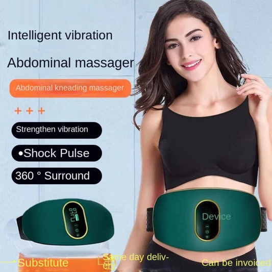 Ceinture Massante Abdominale EMS Intelligente — Vibration & Infrarouge