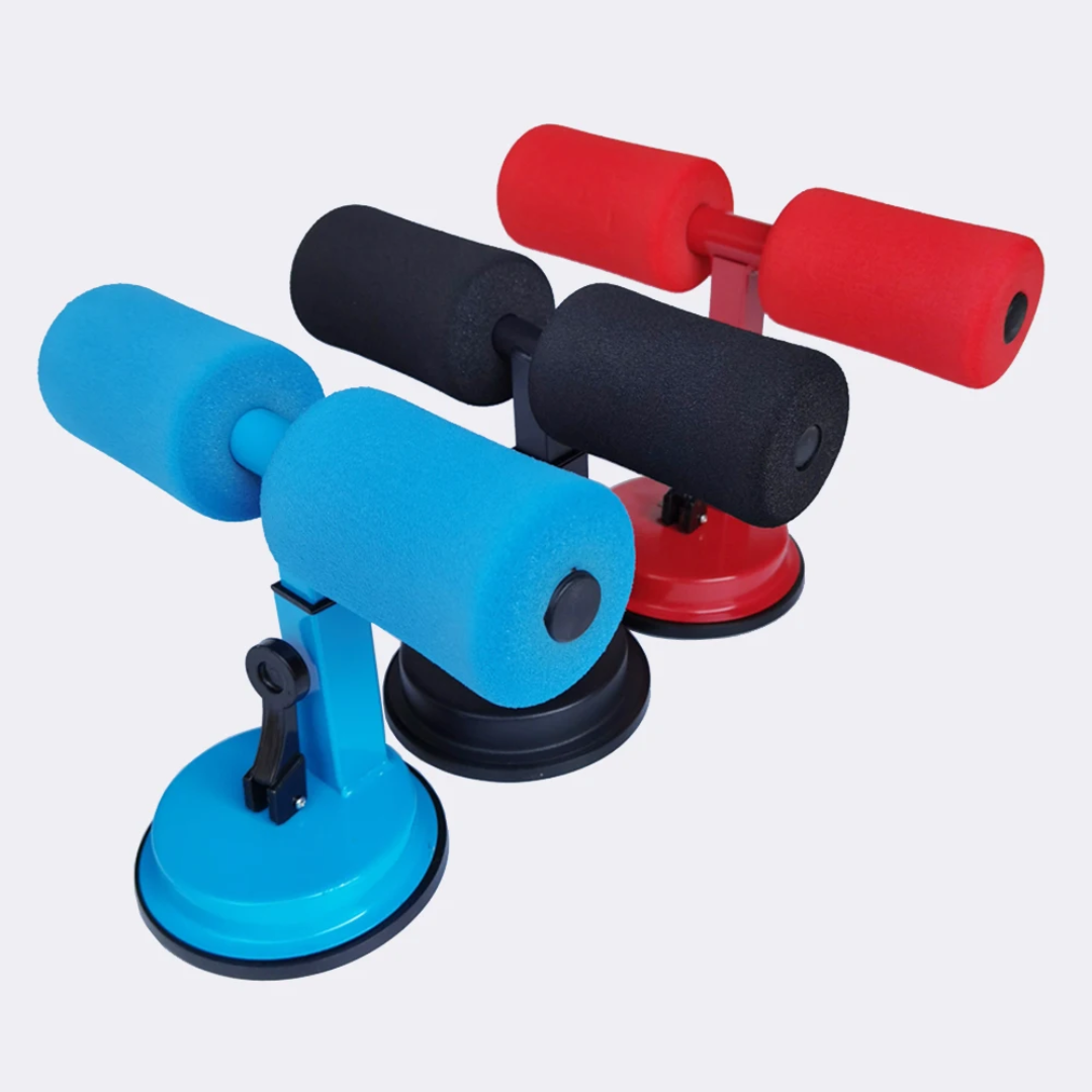 Support Abdominaux à Ventouse – Barre Sit-Up Ajustable, Multi-Couleurs