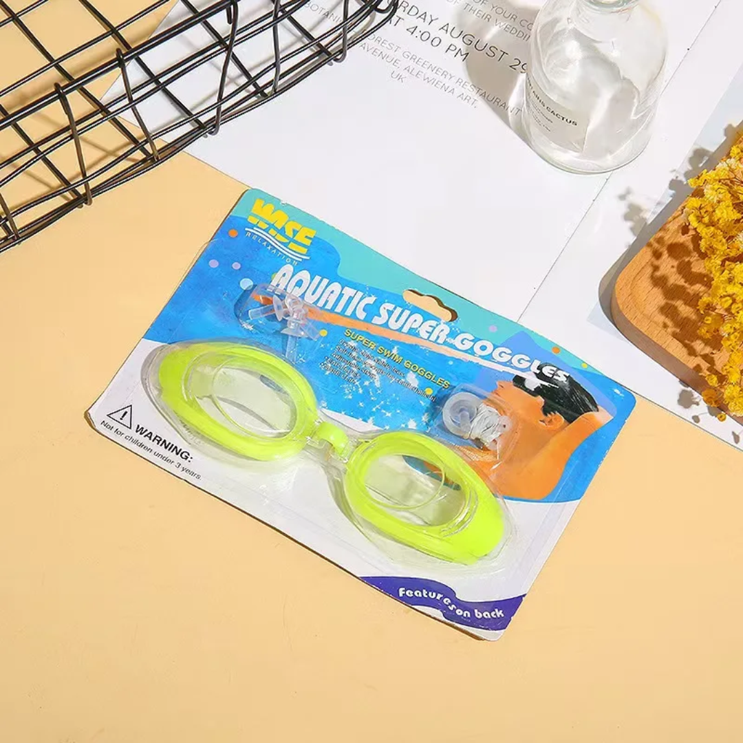 Lunettes de Natation Aquatic Super Goggles – Anti-Buée & Protection UV