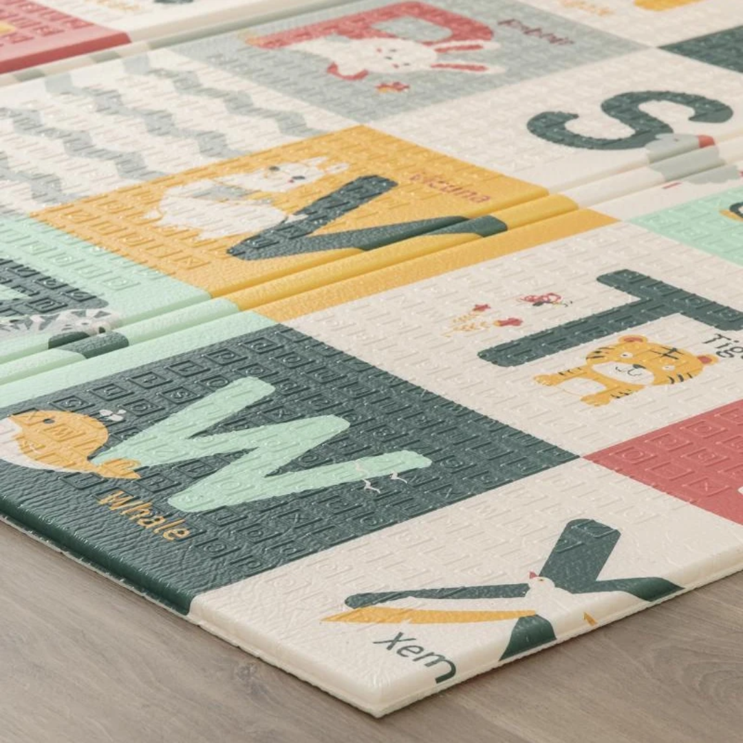 Tapis de Jeu Pliable pour Bébé – Double Face
