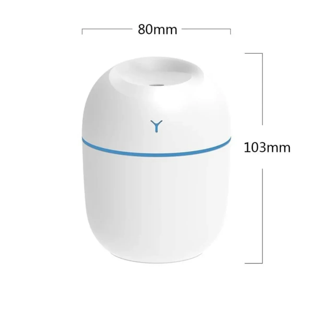 Mini Humidificateur Ultrasonique – Brume Douce & Silence Absolu