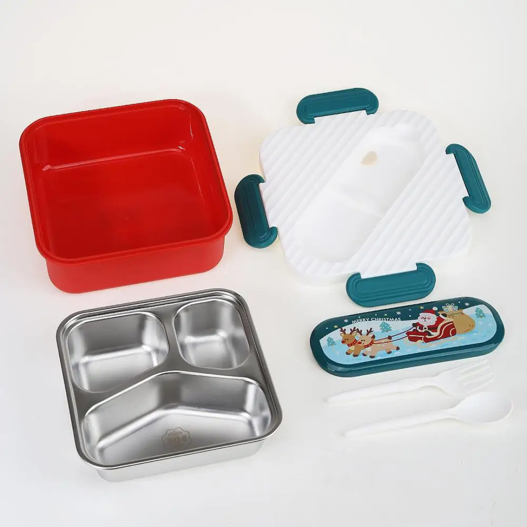 Lunch Box de Noël – Inox SUS304 650ml