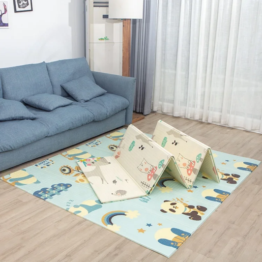Tapis de Jeu Pliable pour Bébé – Double Face